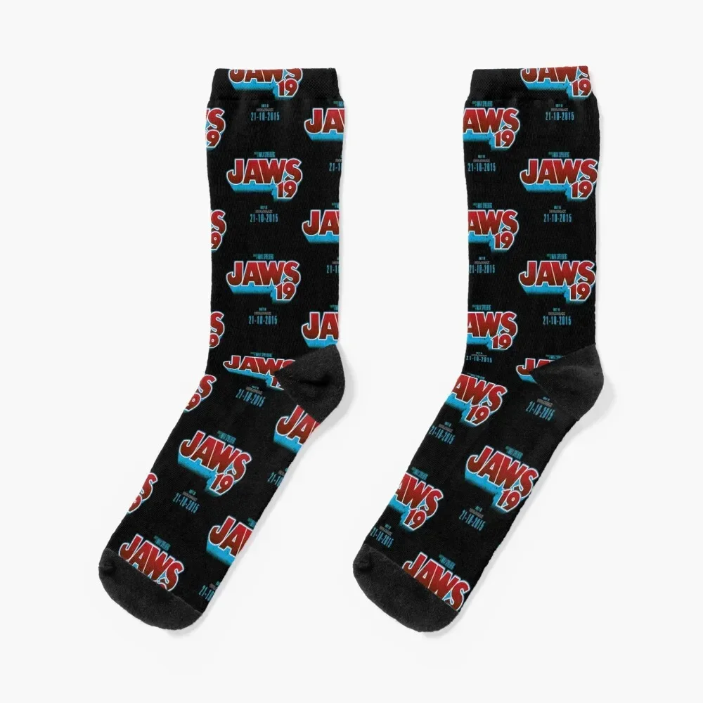 

Back To The Future T-ShirtJAWS 19 (BACK TO THE FUTURE) Socks cycling floral set warm winter Men Socks Luxury Brand Women's