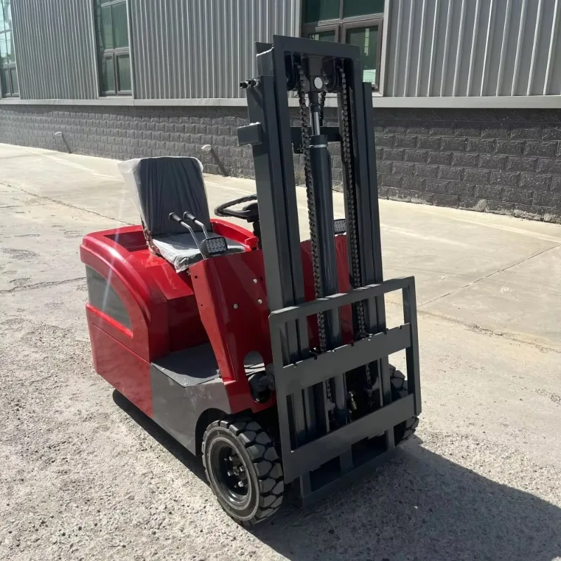 Hydraulic Stack Truck Small Fork Lift Pallet Jack Stacker 500kg 1.6 Ton 2 Ton  Micro Electric Forklift