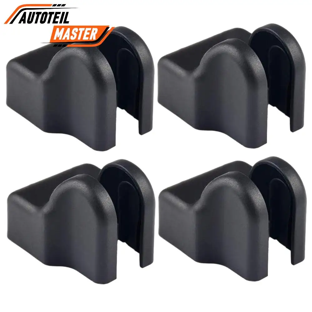 

For Toyota Cars SUV Trucks 4PCS Black Plastic Door Check Lock Cover Door Limiter Interior Arm Latch Cover Easy Installation