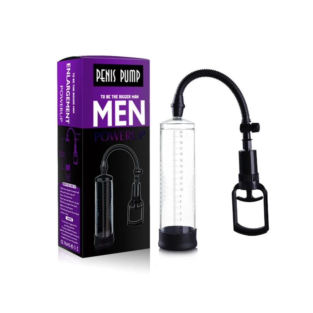 Male Vacuum Penis Pump Effective Penis Pump Enlargement Vacuum Dick Extender Erectie Cock Pomp Masturbator Penis Trainer Sex Toy