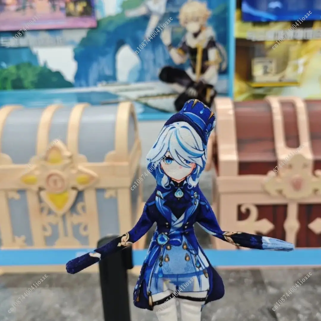 Genshin Impact Anime Cosplay Lustige Puppe Eingebauter Draht Zufällig Ort Aktionen Foto Requisiten Spiel Cartoon Begleiter Geschenk für Fans – Detail 4