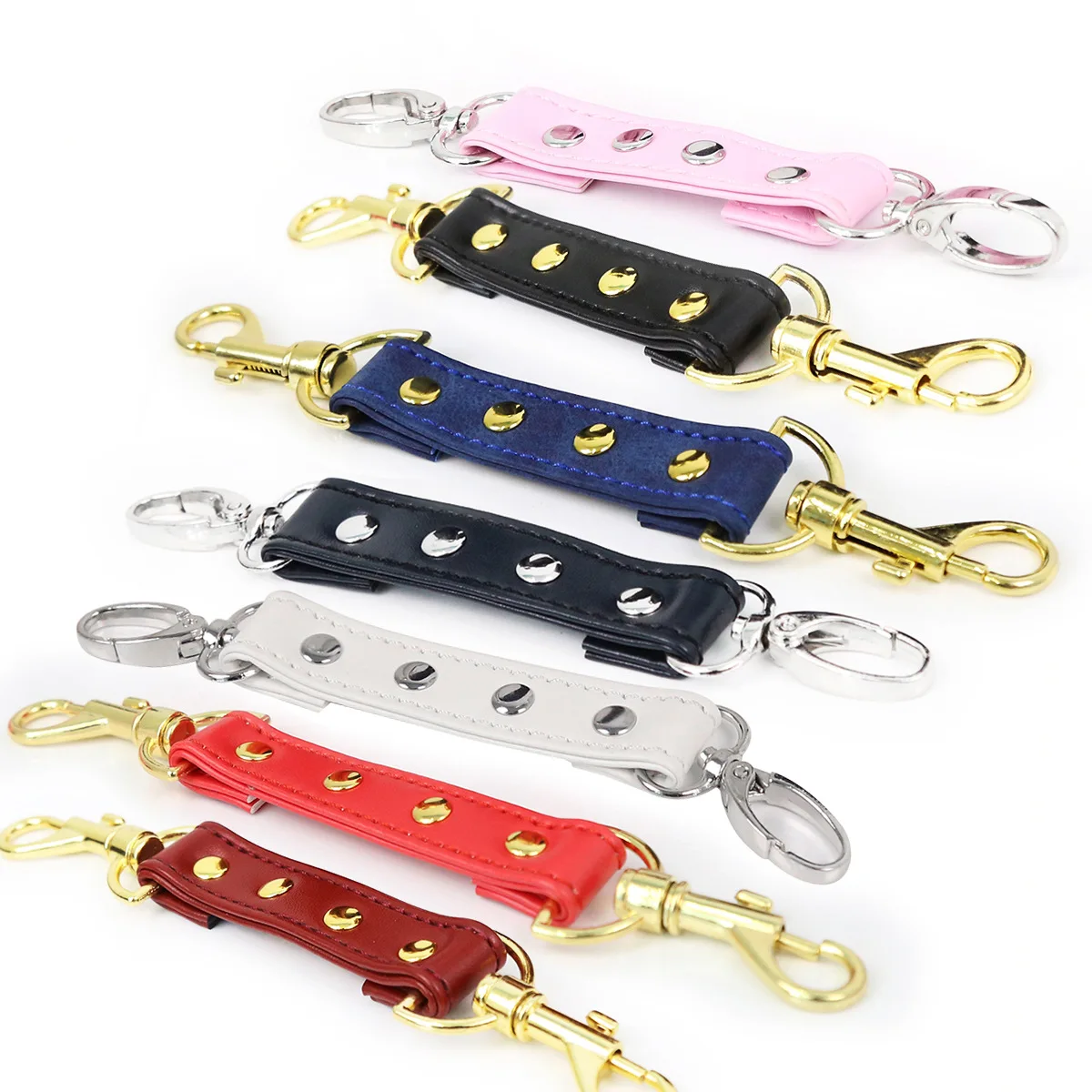 Leather metal hook color leather accessories Handcuffs for Sex Fetish Bondage Restraints Wrist Hand Cuffs Sex Toys for Couples