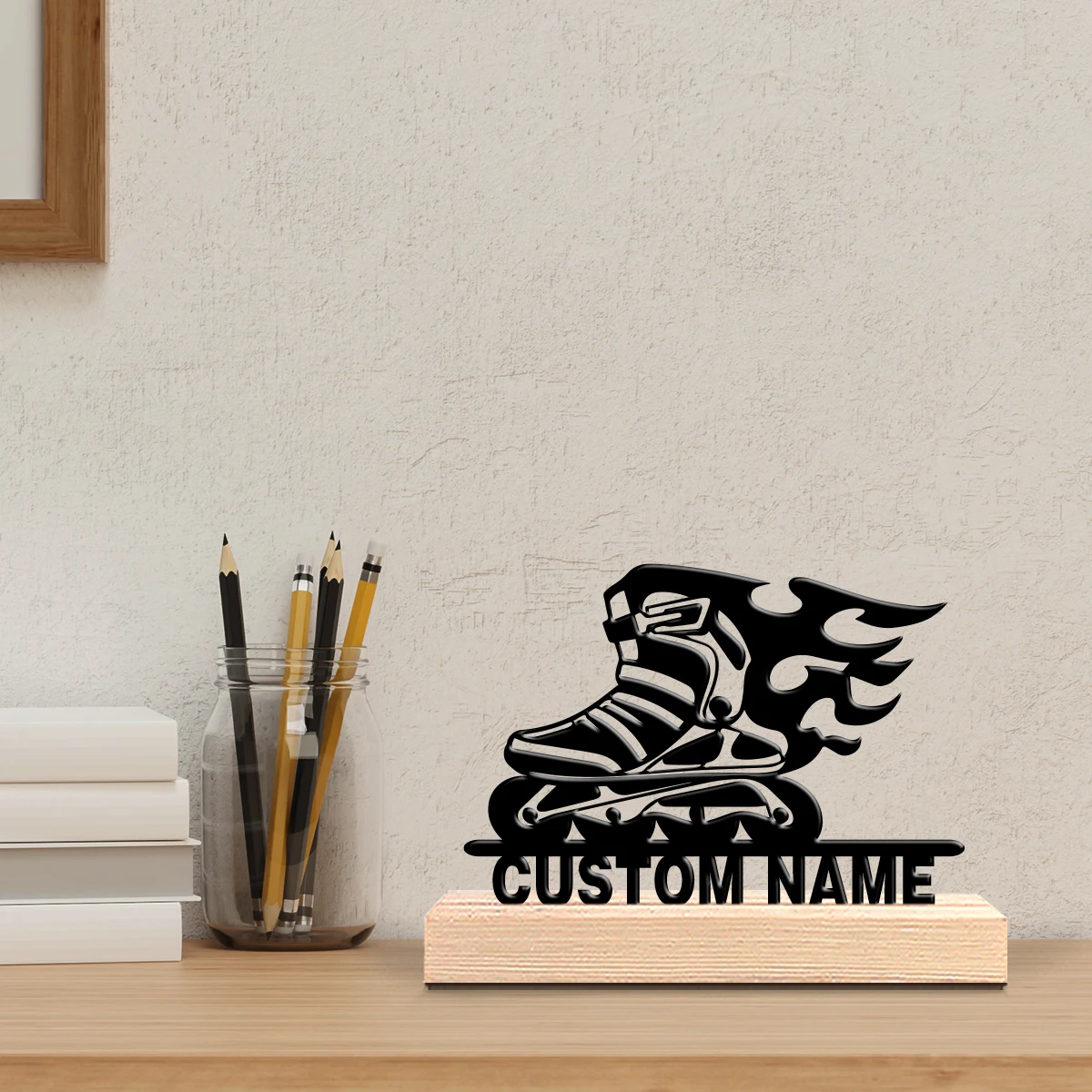 รองเท้าสเก็ตแบบมินิมอล 1 คู่ พ - Art Craft Wood บทวิจารณ์และราคา