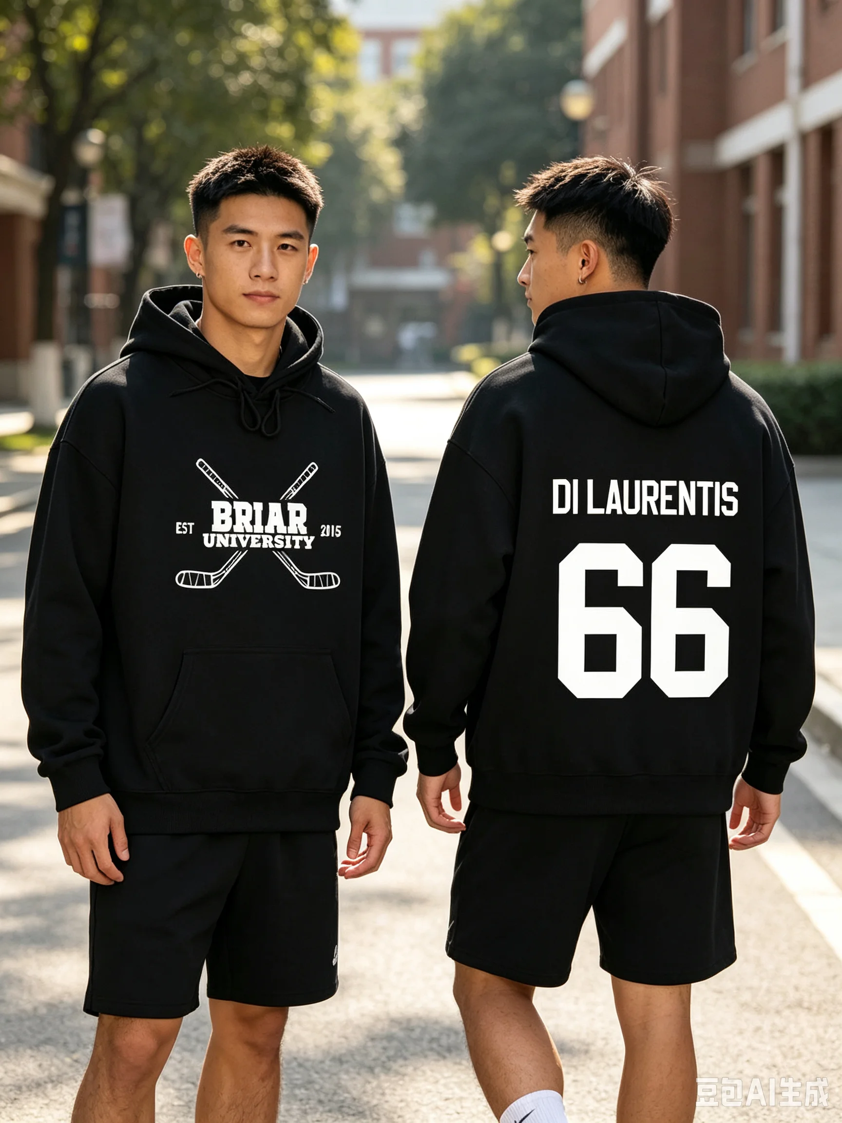 2026 Off Campus TV Series Tops Tucker 46 Briar University Clothing Fashion Funny Clothes Couple Hoodies Loose Wears Fleece Hoody