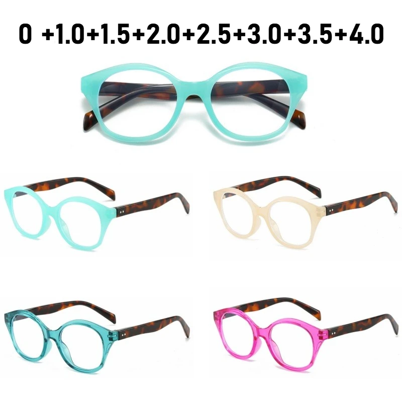 

Neutral New Popular High-definition Presbyopia Glasses Fashion Full-rim Reading Glasses Men's Oval Frames Far-sighted Glasses