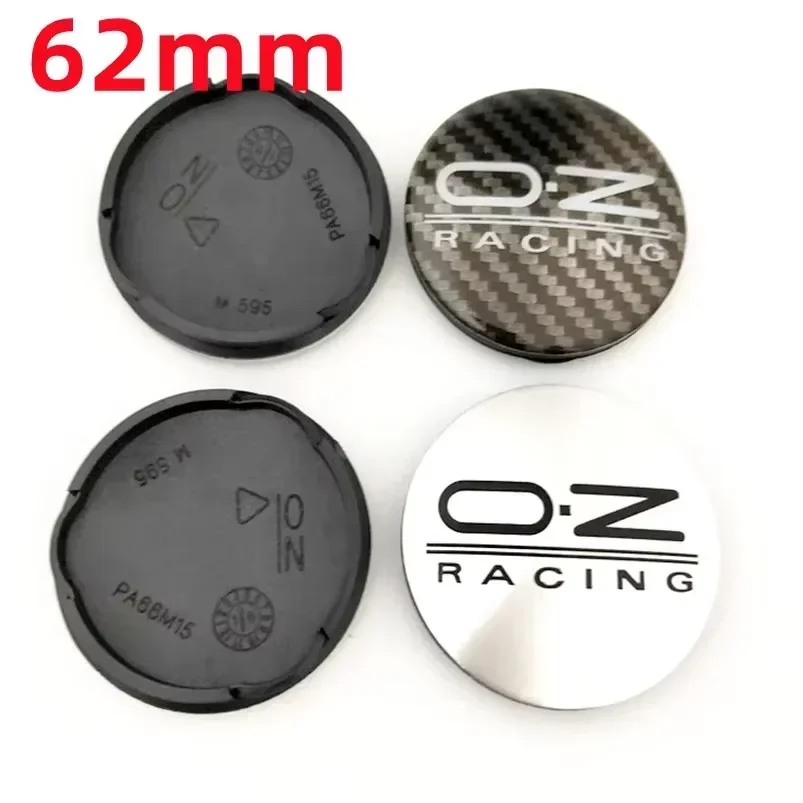 4pcs 62mm Car Wheel Center Hub Caps For OZ Racing M595 O.Z Alloy Auto Wheel Rim Center Hub Cap Cover 62 58