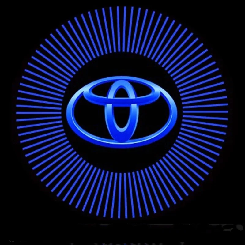 

2Pcs HD Lamp Car Door Welcome Lights Laser Projector Logo Wireless For TRD Toyota Yaris Aygo Prius Camry GR 4Runner Decor TRD