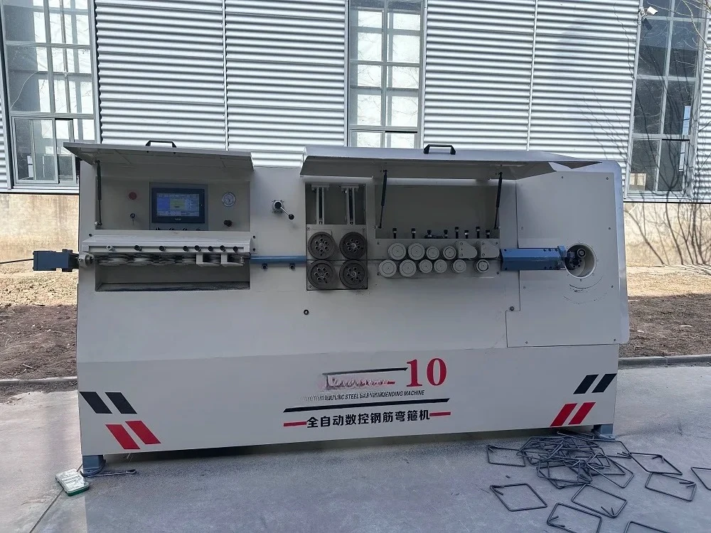 YG Customized 4-10 Mm Stirrup Bender Construction Automatic Steel Bar Wire Coil Bending Machine CNC Servo Rebar Bending Machine