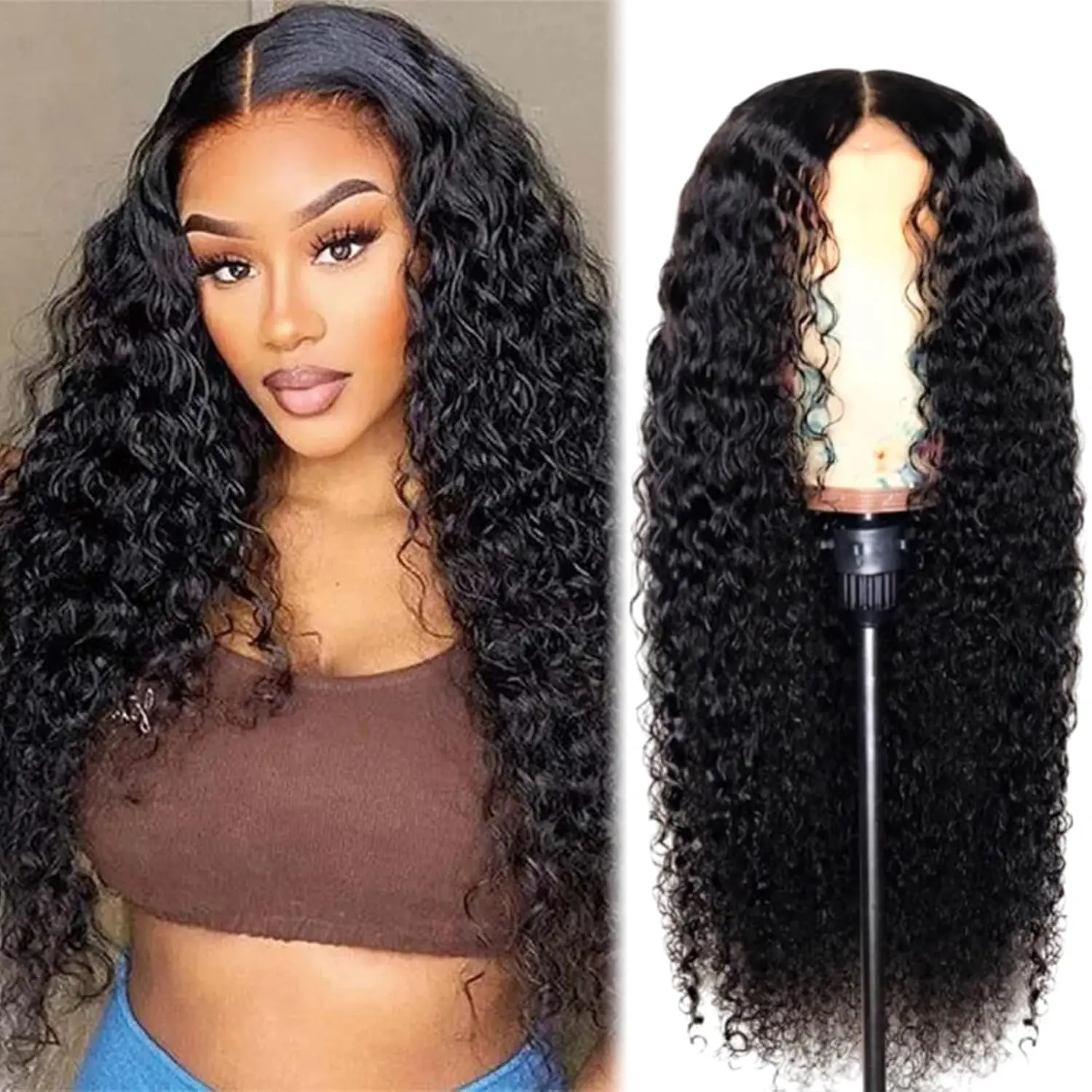 

Парики из натуральных волос HD Water Wave 13x4, 13x6 для чернокожих женщин, парик-фронталь 360 Deep Wave, 30-40 дюймов, бразильские парики с кружевной передней частью