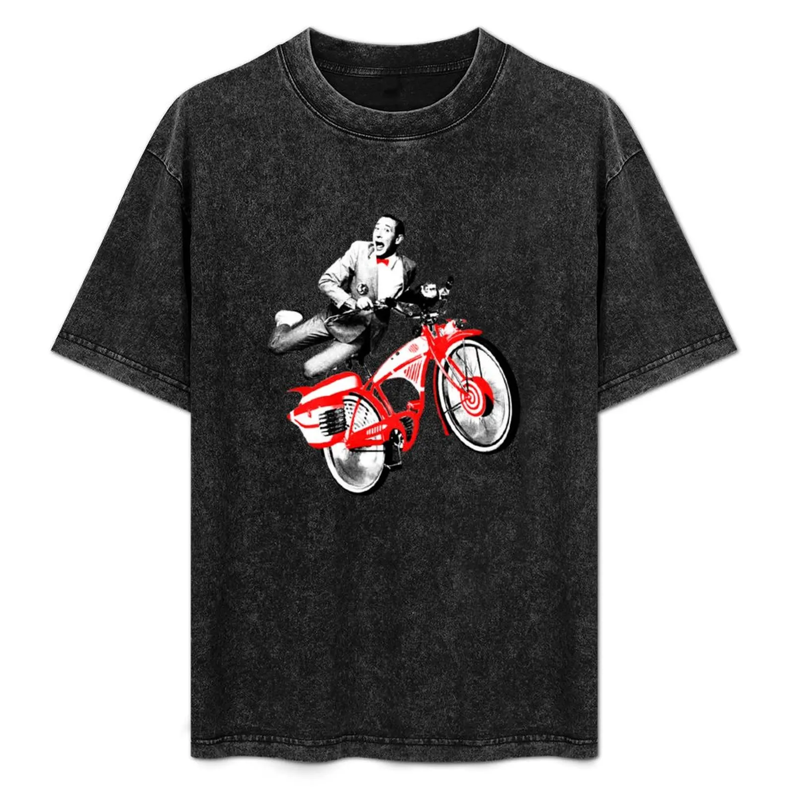 

Pee Wee Herman - Pee Wee Herman_s Big Adventure Bike T-Shirt Soft Anti-Shrink Cotton Tee