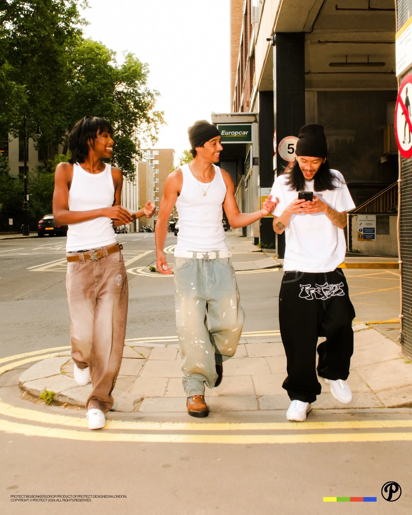 Calças de proteção para homens Harajuku, hip-hop, bordado a letras, jeans largos azuis vintage, cintura alta, calças de perna larga, Y2K, streetwear