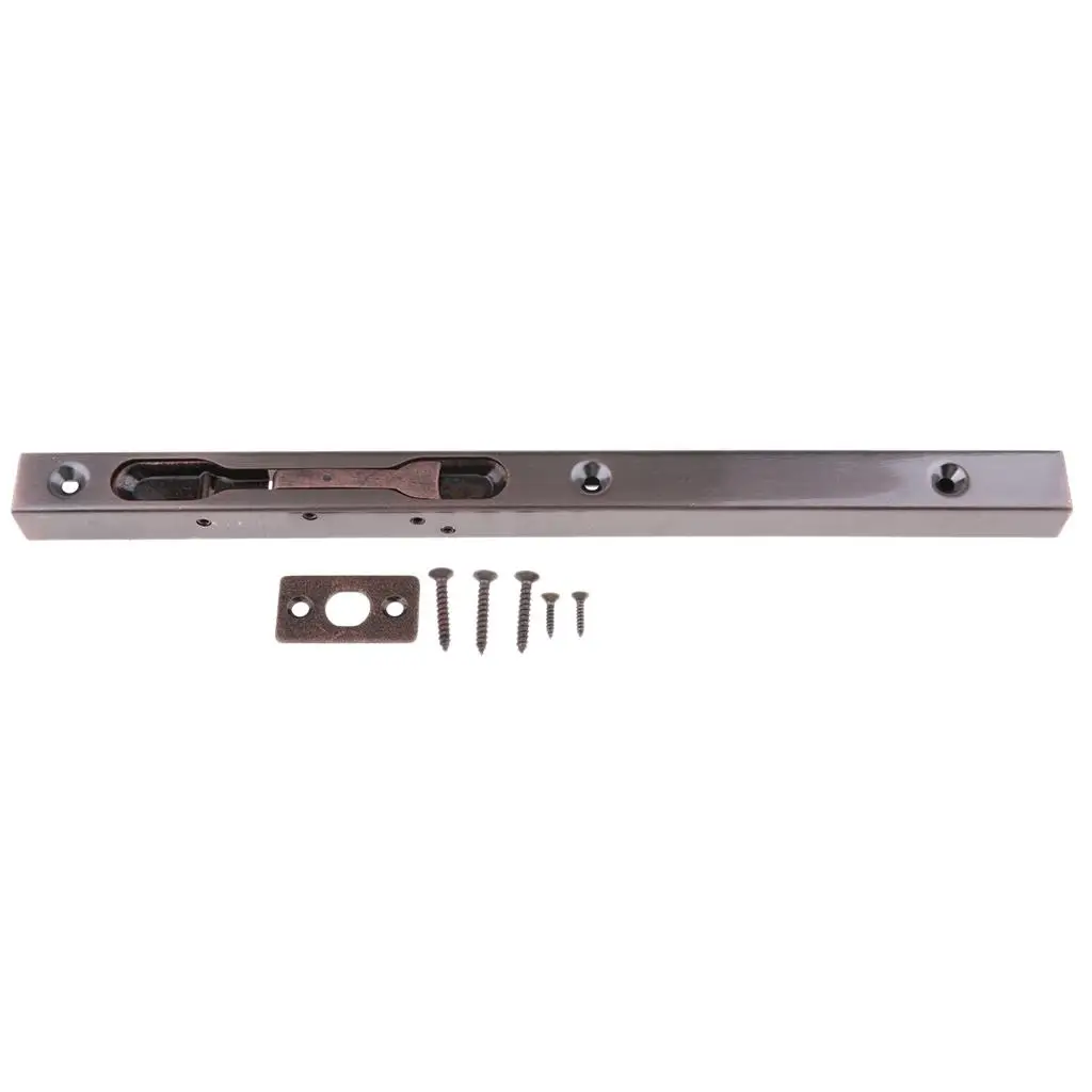 12 inch roestvrijstalen deurschuifgrendelslot Flush Bolt Latch veiligheidsgrendel