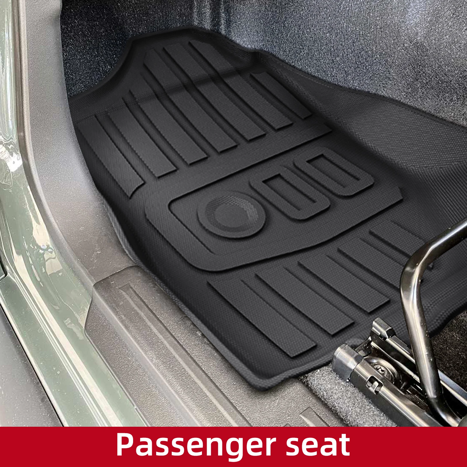 LUCKEASY RHD for Suzuki Jimny XL 5-Door Auto Transmission 2023-Onwards Car Floor Mats Trunk Pad TPE 3D Foot Mat Black