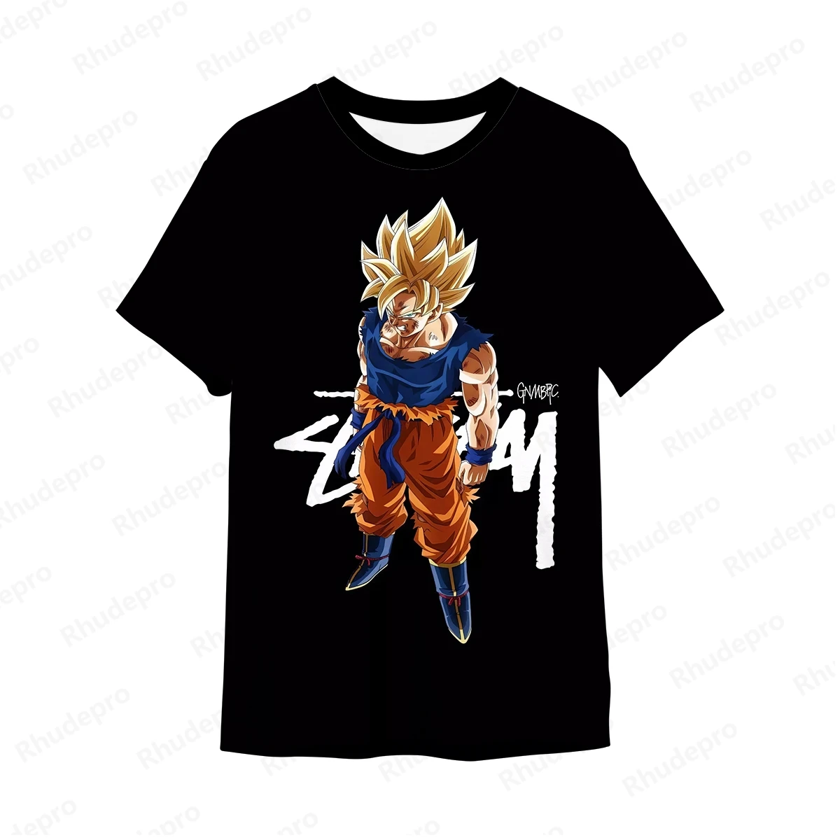 Men's T-shirt 5XL Dragon ball Anime Super Saiya Clothing Vegeta Goku Trend Mens Clothes Streetwear 2024 New Anime