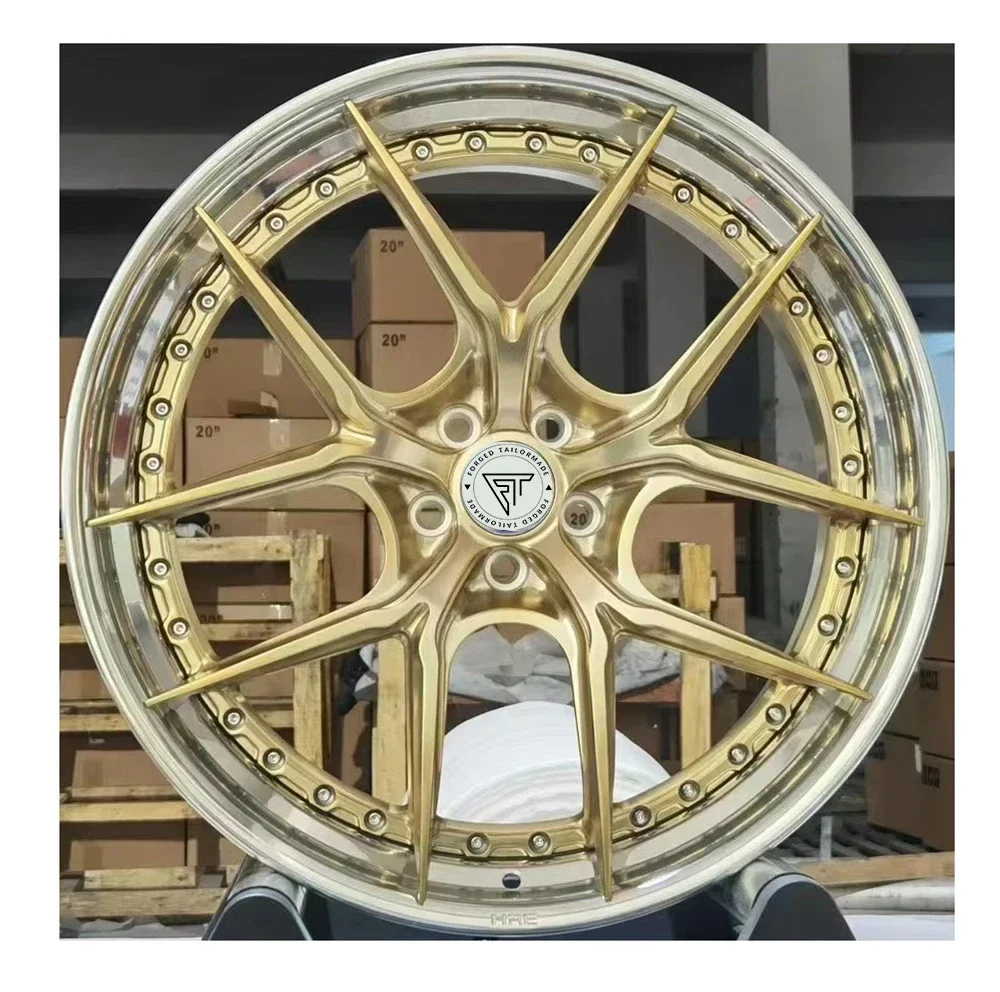 

Роскошные кованые алюминиевые автомобильные диски из 2 предметов и 3 предмета для Porsche для 911 Lamborghini BMW Mercedes-Benz McLaren