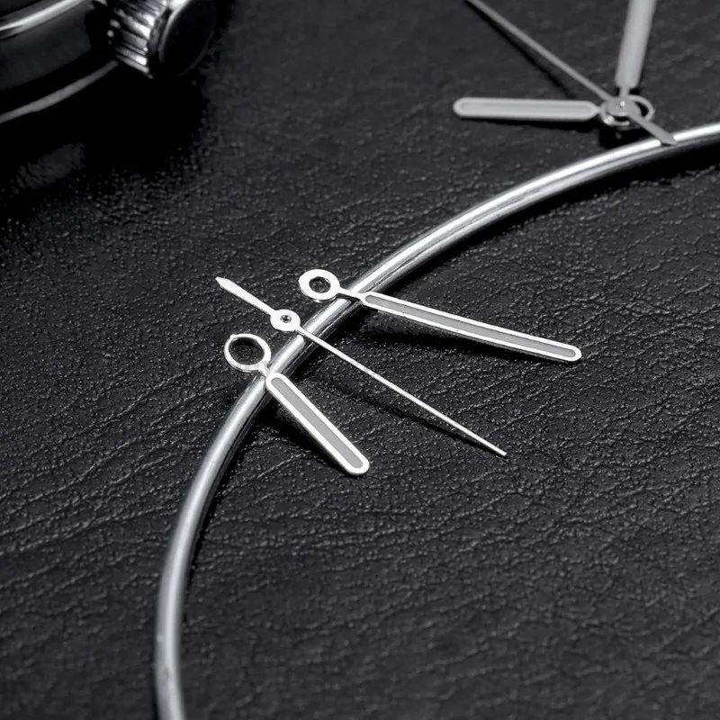 مشاهدة الأيدي الفضة مشرق الأخضر مضيئة الإبر مناسبة ل Nh35 Nh36 4R حركة ModS مؤشر لساعة Seiko استبدال جزء