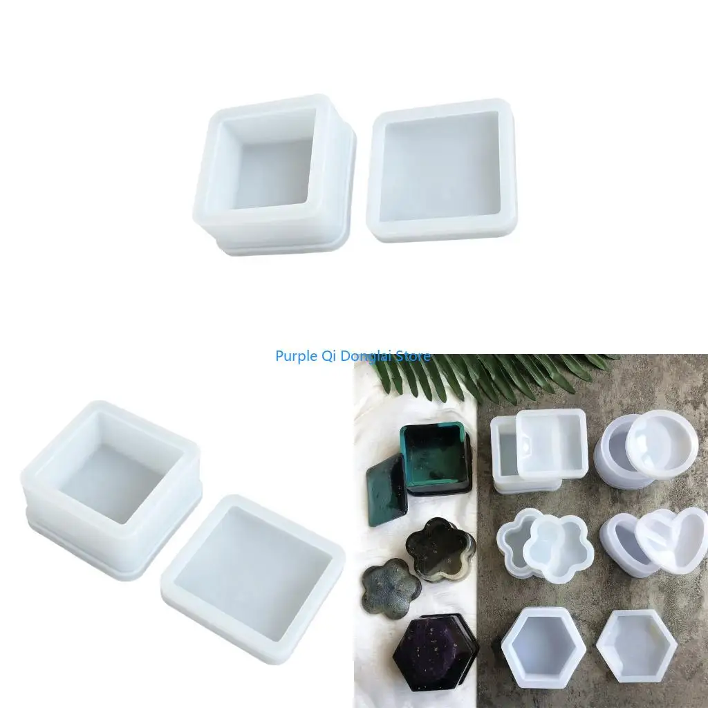 L21E Various Silicone Resin Mold Craft Projects Molds Silicone Texture Perfect for Jewelry Dishes and Decorative Bowls