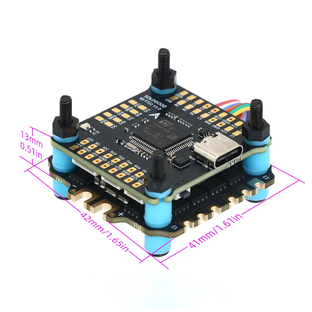 Sologood 2 8S F722, 60A Stack Icm42688P, F722 Flight Controller Blheli, 60A 4In1 Esc 305Mm