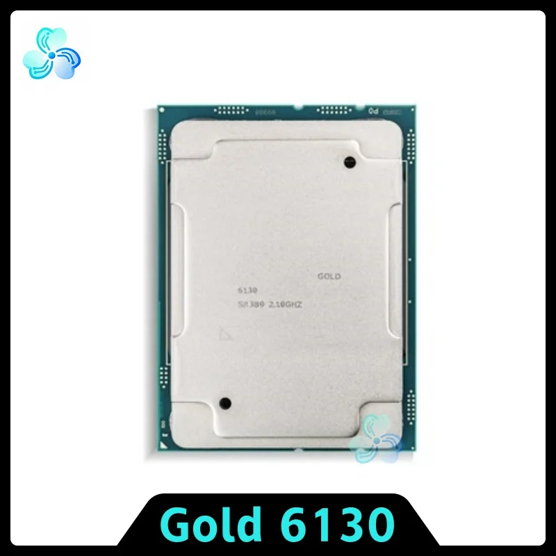 Xeon Gold 6130 CPU SR3B9 2.1GHz 22MB 16-Cores 32-Thread 125W LGA3647 CPU Processor for Server Motherboard GOLD6130