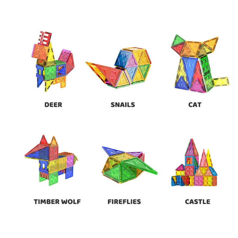 Magnetische Bausteine, große Größe, DIY-Magnete, Spielzeug für Kinder, Designer-Montagesteine, Bauset, Weihnachtsgeschenk für Kinder