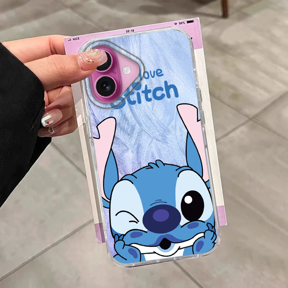 Coque de téléphone pour filles et femmes, dégradé bleu, point cœur, pour iphone 16 15 14 7 8 Plus 13 12 Pro Max 11 16e X XS XR SE 2022 2020