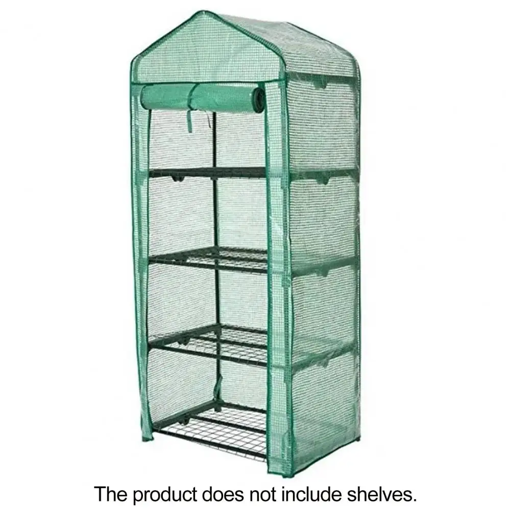 Portable PVC Greenhouse Cover Odorless Foldable Anti-Aging Greenhouse Cover for Small Flower House Nursery Room image 5