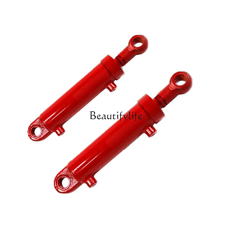 2 Hydraulic cylinder 5 tons, binaural ring HSG63/35 bore oil top lift forklift construction machinery two-way cylinder