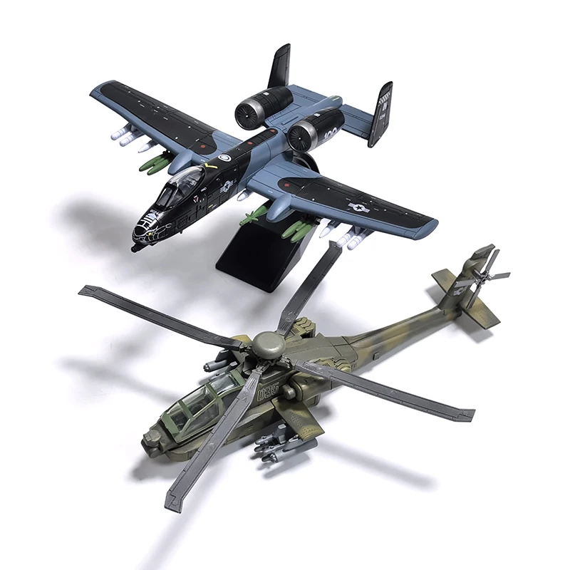 Assembly Toy Plane Model B-2 Er F22 A10 SU57 Fighter AH-64 Helicopter Aircraft Building Blocks Toy Military Collection Gift