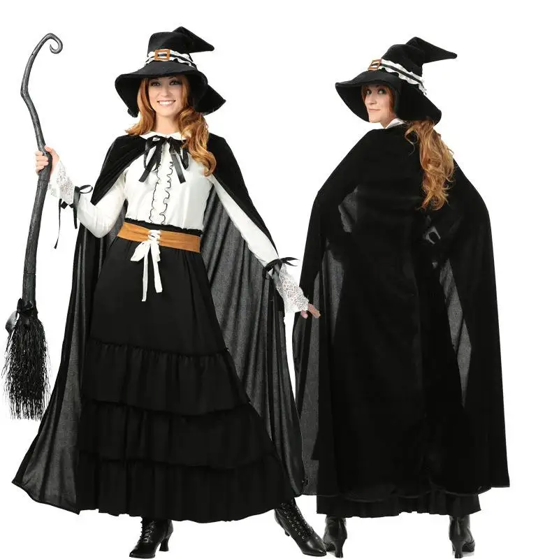 Disfraz de Bruja para loween, Disfraz de Bruja del Bosque, Disfraz de Bruja para Actuación, Ropa de Actuación para Adultos...