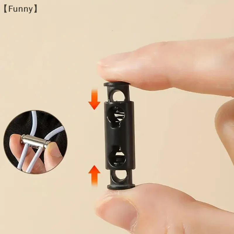 

뷰Funnyezione2M Сильная эластичная лента Спортивные штаны Поясной ремень на шнурке с устройством для нарезания резьбы, стопор для шнура Швейная лента Аксессуары