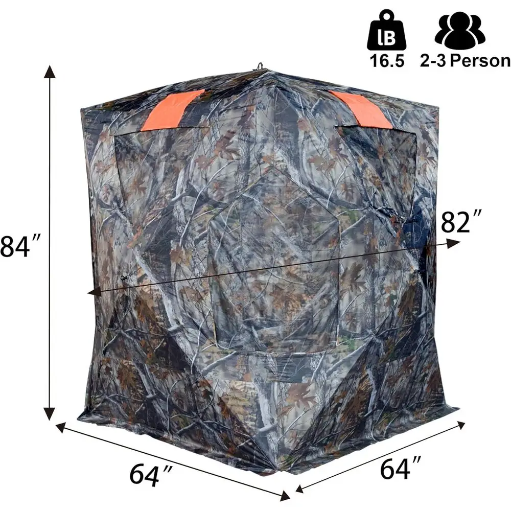 두 사람이 사용할 수 있는 초대형 사냥용 블라인드