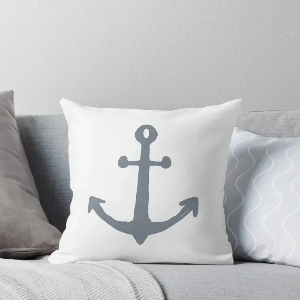 

Marine Retro Blue Anchor Throw Throw Pillow Decorative Cushions For Living Room Couch Cushions Pillows Aesthetic pillow