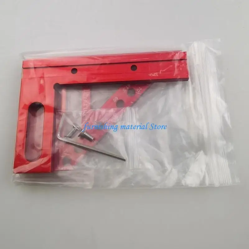 

Y5GD Miters Triangle Ruler 45°/90° Woodworking Square Protractors Measuring Tool