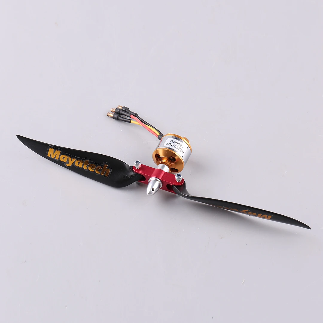 Mayatech 5MM Model Aircraft Propeller Package Metal & Nylon Folding Props Fixed Wing Clamp Seat for RC Planes
