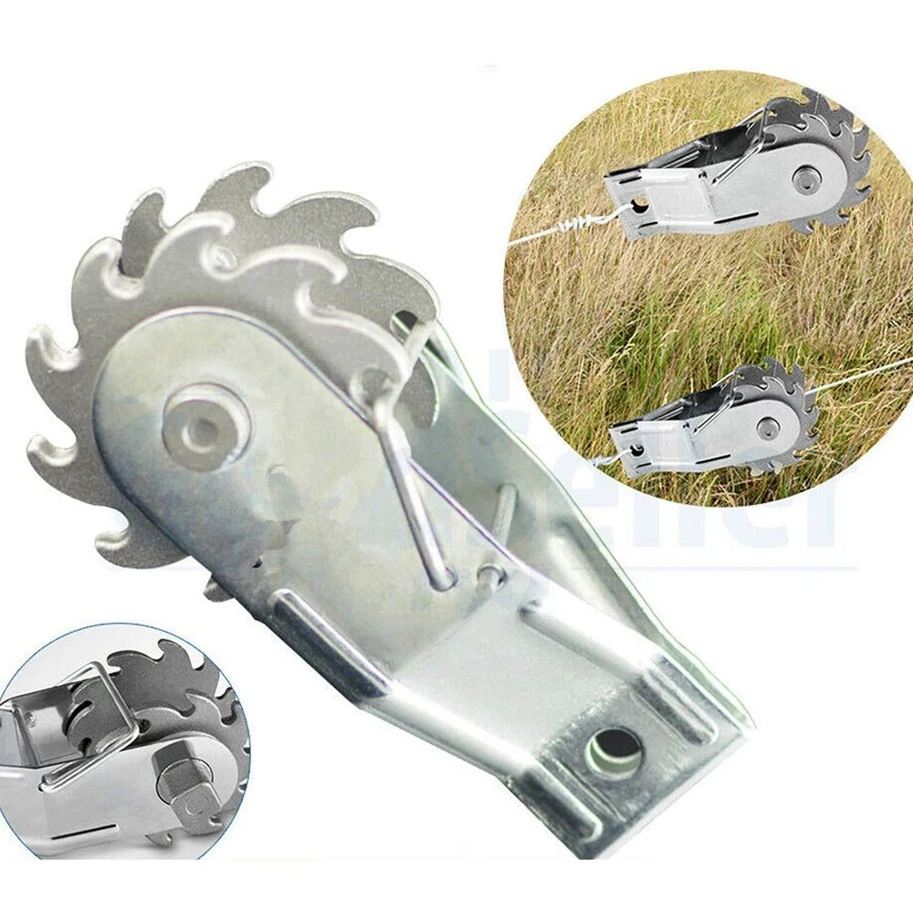 AA05 10Pcs Fence Tensioner Heavy Duty In-Line Wire Strainer Wire Ratchet Tensioner For Electric Fence Farm Fence