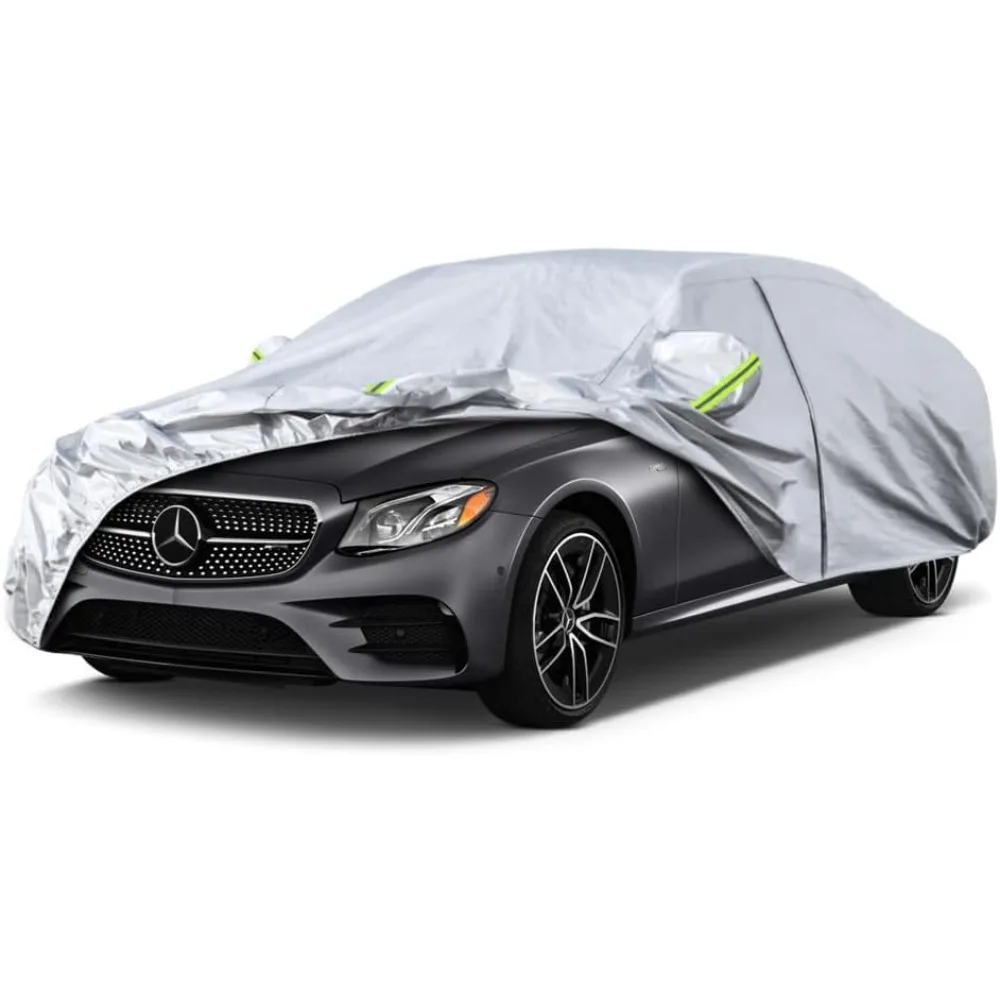 

6-Layer Waterproof Car Cover for Mercedes-Benz C-Class Sedans 2004-2025, All-Weather Protection Against Sun Rain Dust Snow
