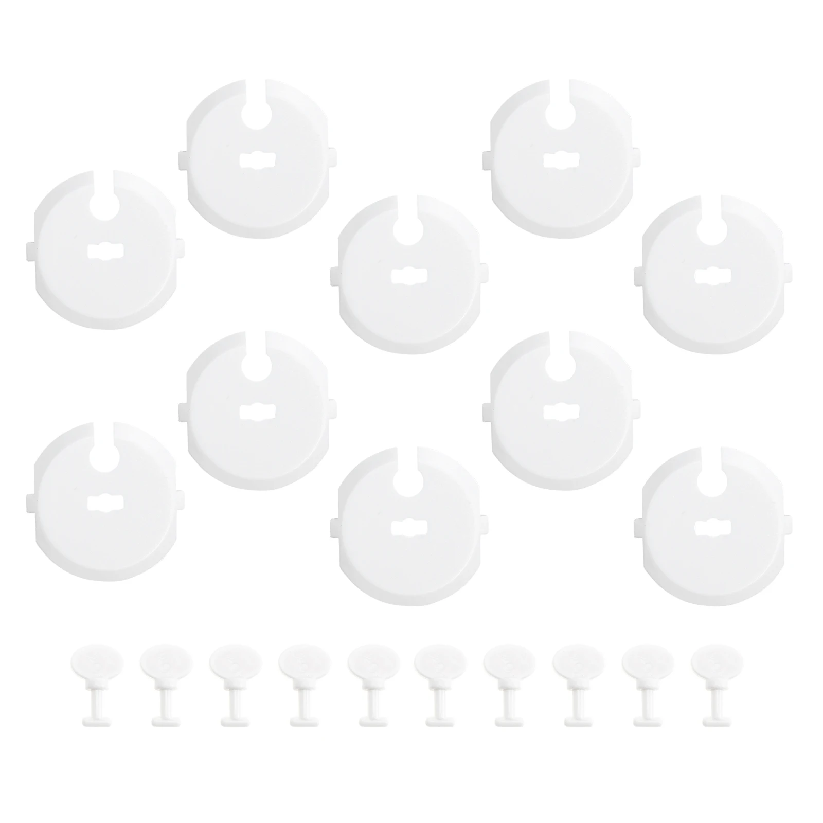 

20 Pcs Covers Electric Shock Proof Kids Kids Outlet Plug Covers Outlet Plugs Safety Baby Proofing Home Office ABS Long Lasting