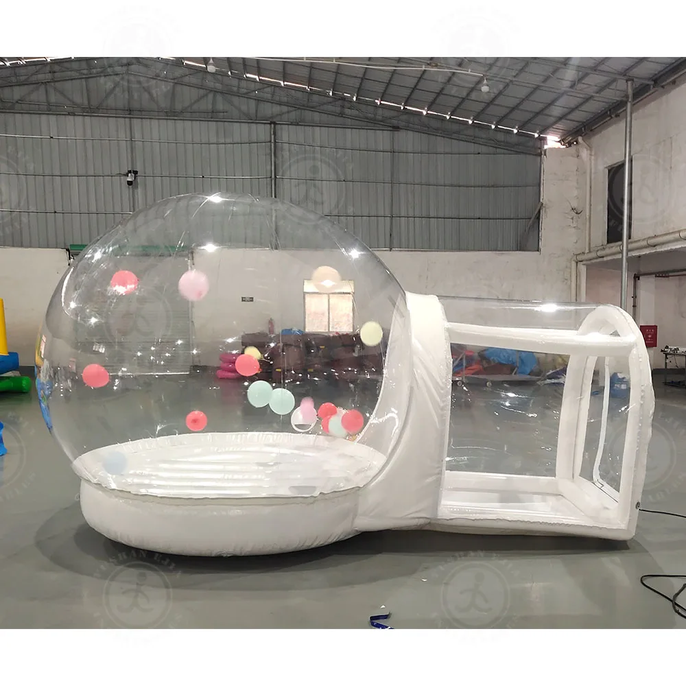 Inflatable Bubble House with Bounce Base 10ft, Perfect for Kids’ Jumping Adventure Rental Business,For Wedding.Camping  Air Tent