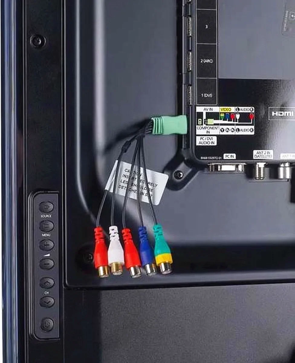 1szt BN39-01154W 3.5mm + 2.5mm do 5 RCA Audio Video AV Component Adapter Kabel kompatybilny Samsung LED LCD TV UN60D6420UF D6450UF