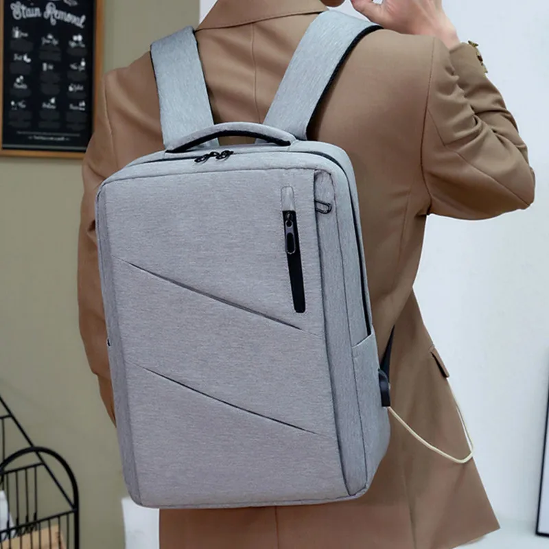 2024 New Leisure Outdoor Fashion Business Travel 15.6 inch Laptop Backpack Waterproof Anti-theft Student Backpack