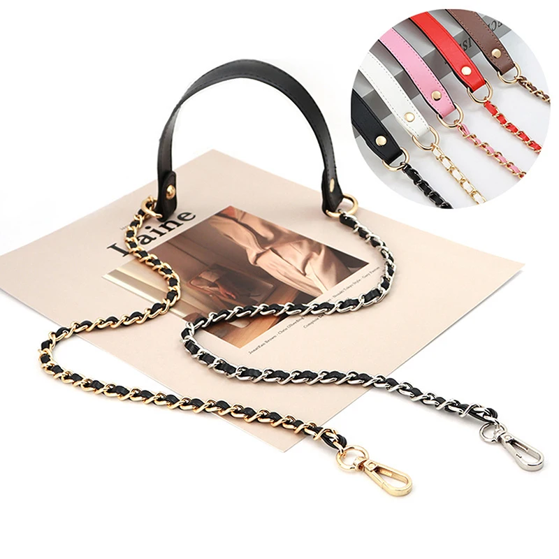 Metal High-end Shoulder Strap Adjustable Length Strap Replacement Shoulder Strap Golden Balls Chain Non-fading Chain