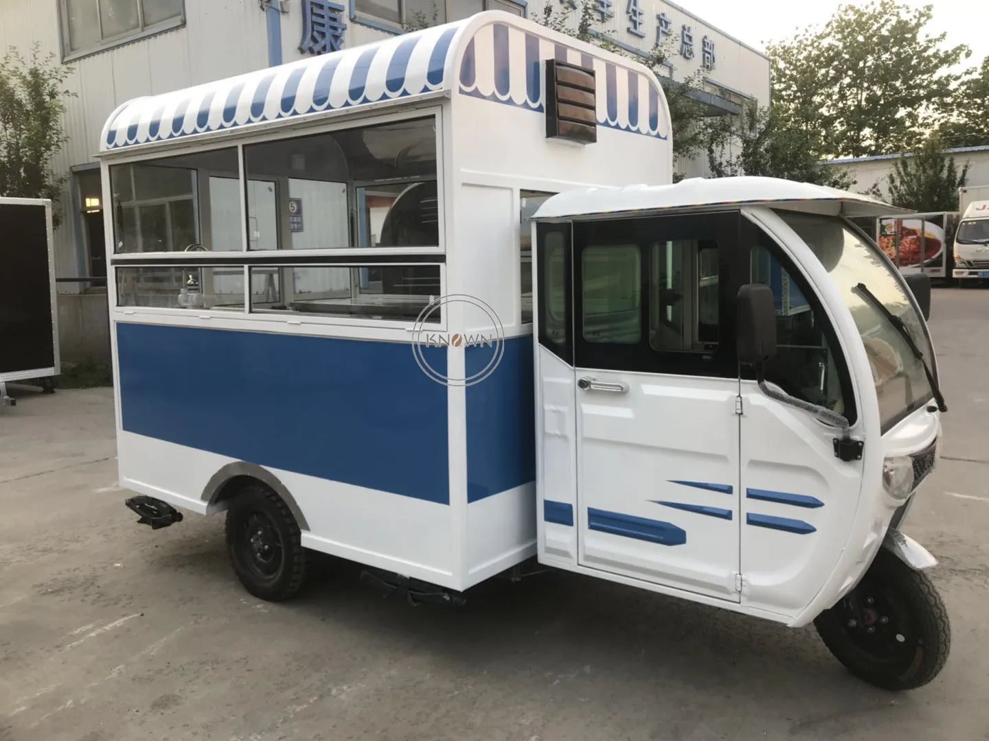 3 Wheels Electric Mobile Food Truck Ice Cream Food Tricycle Customized Street Food Cart For Sale