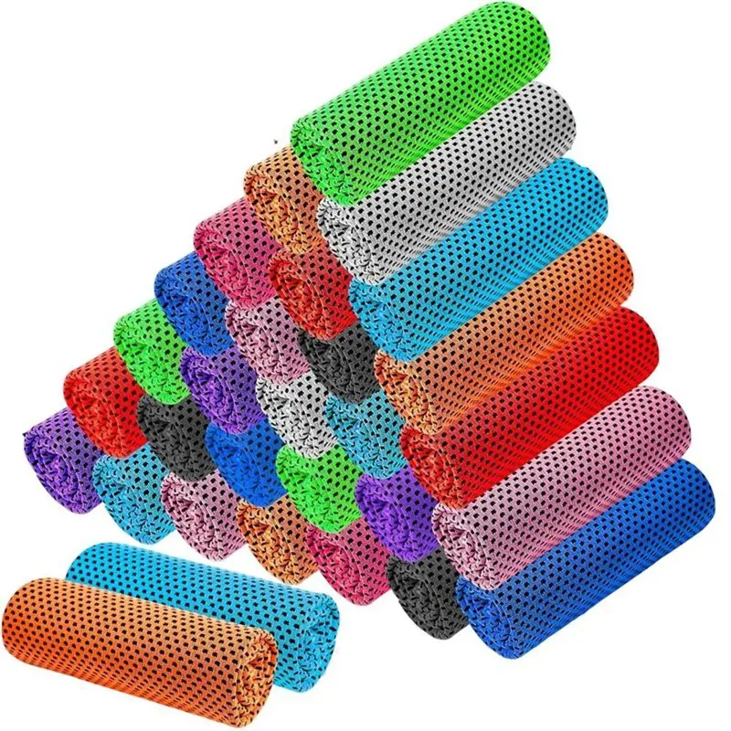 ALIM-30 Pack Cooling Towels For Neck And Face, Ice Chill Sweat Towels, Cooling Wraps For Gym Yoga Golf Running Camping Sports