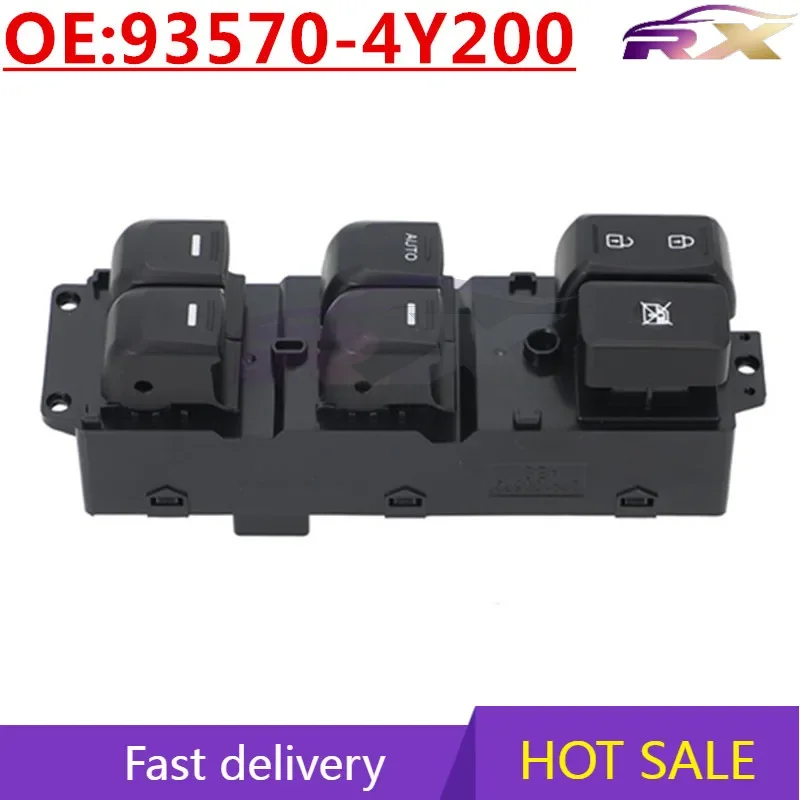 

NEW:93570-4Y200 Power Window Master Control Switch For 2011-2017 Hyundai/Kia