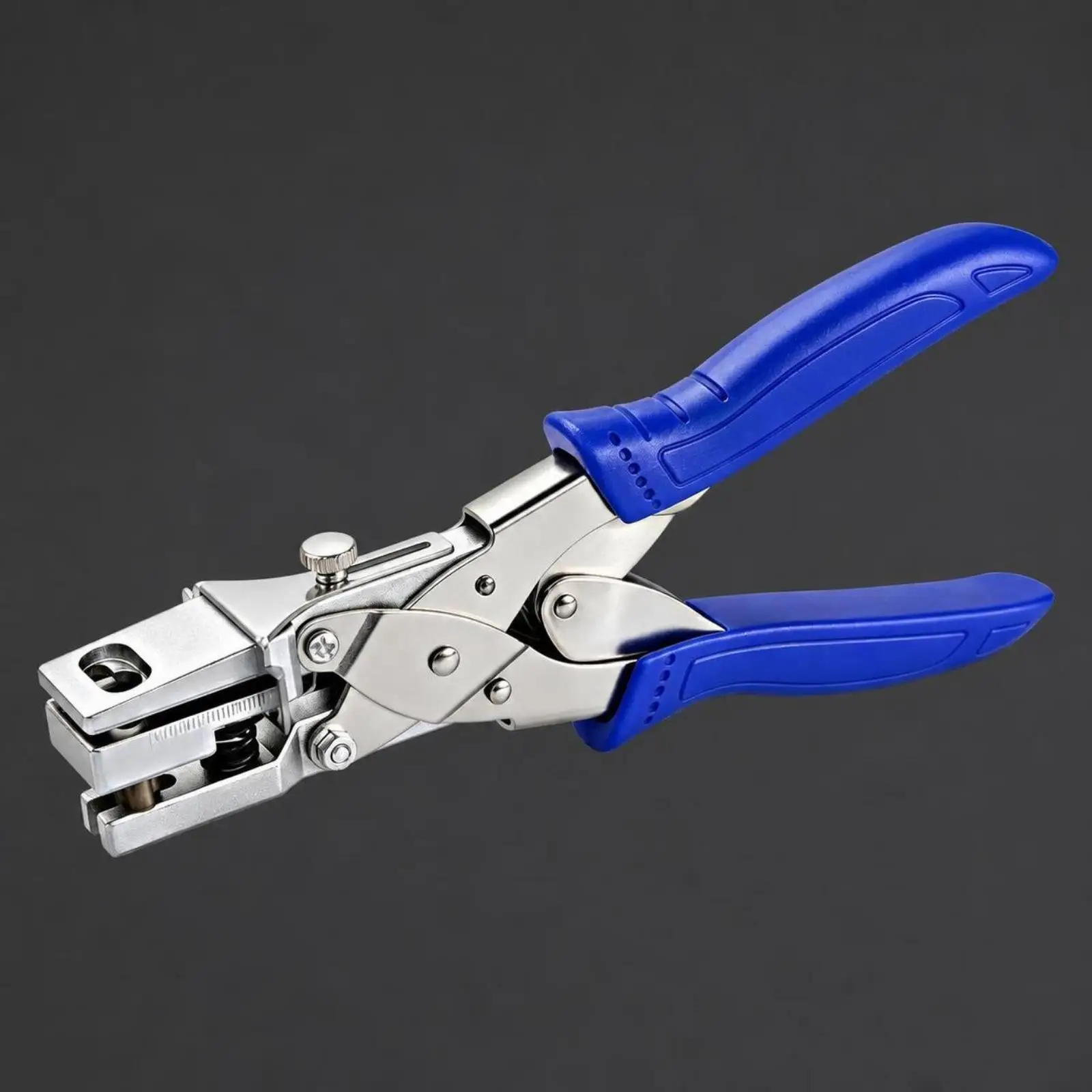 Manual Punching Tool with Adjustable Depth for Retail Display Holes in PVC Cards and Boxes