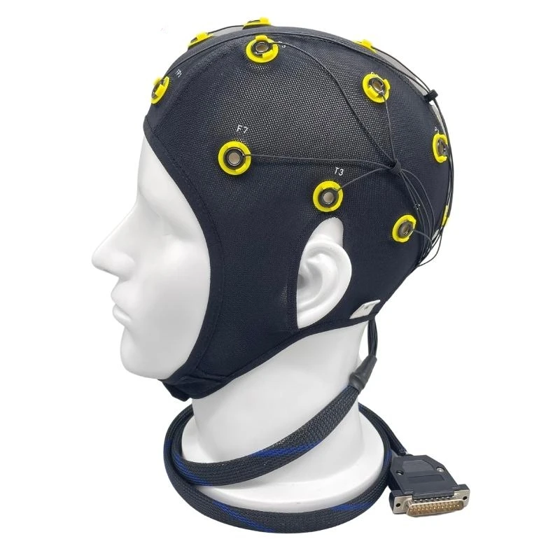 

BESDATA Comfortable Reusable EEG Template Cap Dry eeg Electrode Cap for me dical Examination