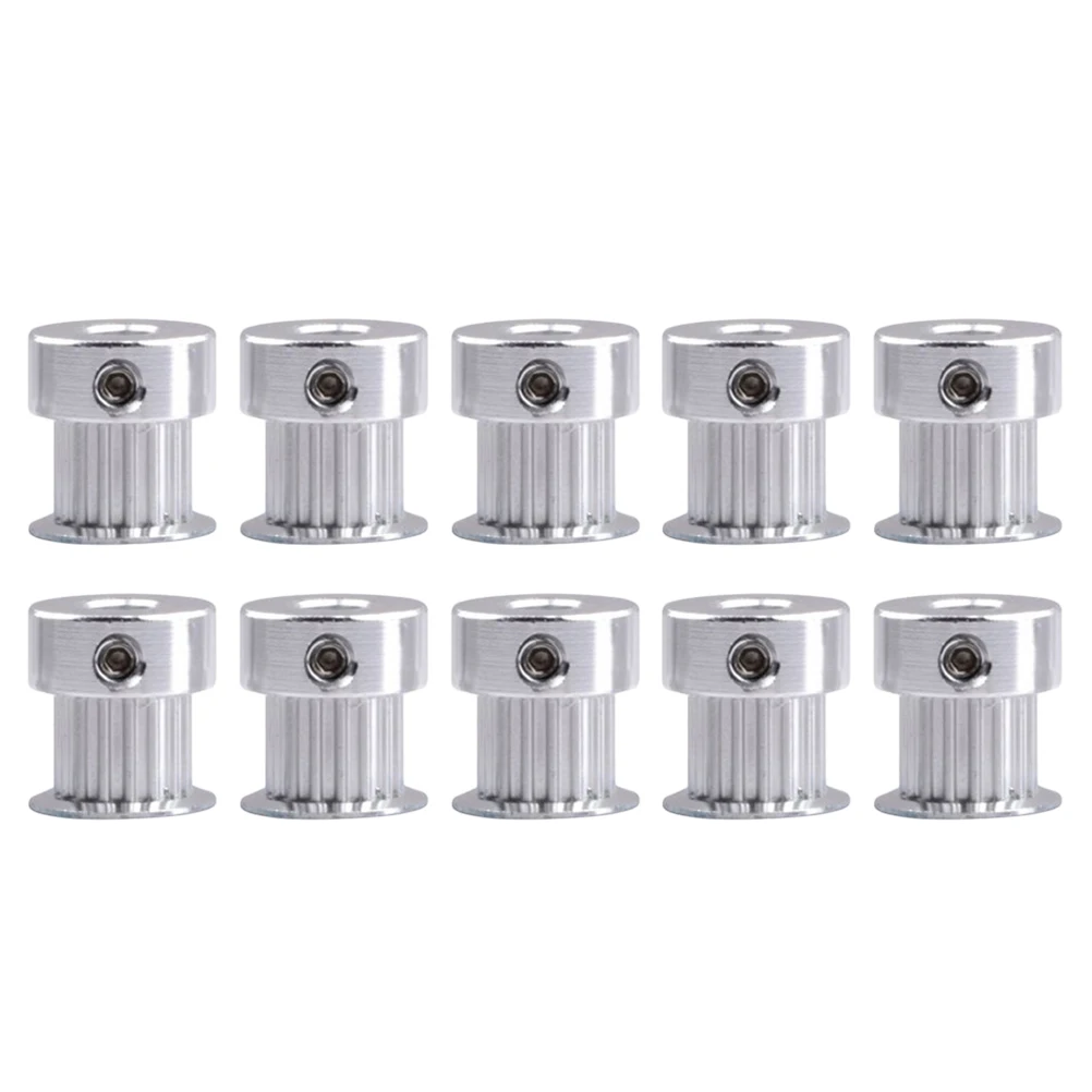 

10pcs 3D Printer Pulley 16 Teeth Metal Idler Synchronous Wheel 5mm Bore 6mm Belt Width Bearings Mounted 3D