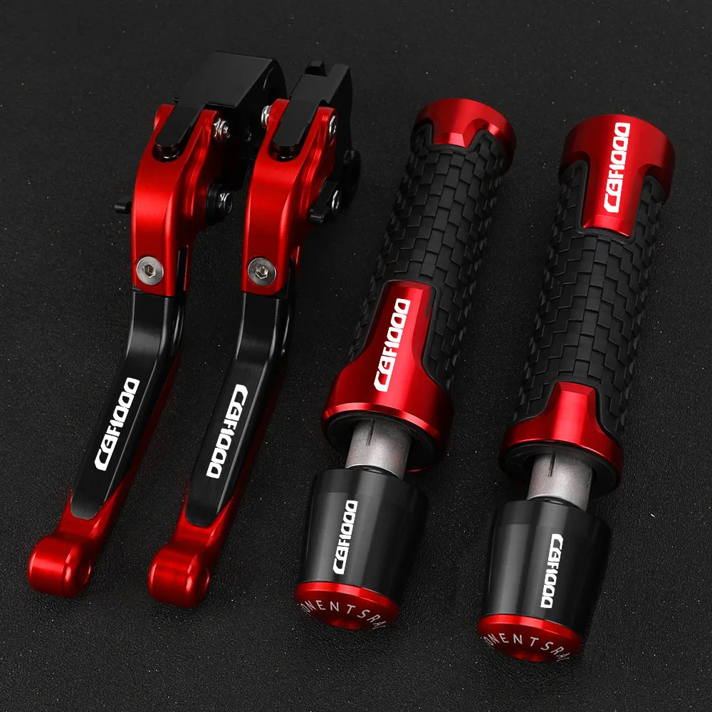 

For HONDA CBF1000 CBF 1000 CBF 1000 2010 2012 2013 Motorcycle Aluminum Adjustable Brake Clutch Levers Handlebar Hand Grips Ends