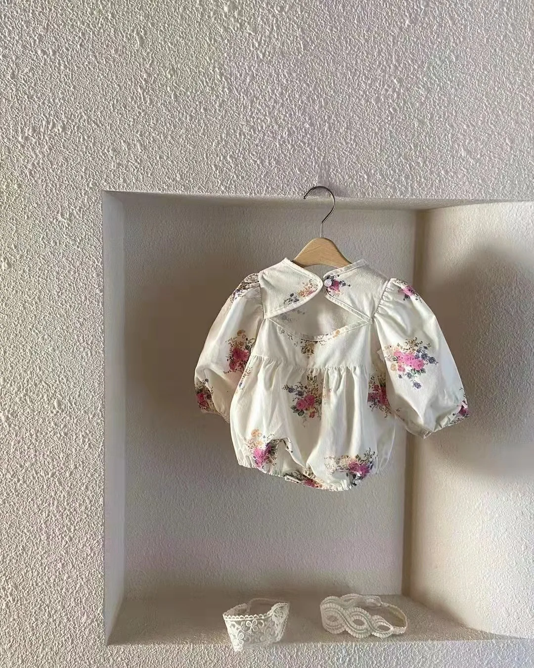 Baby Bodysuit Cute Floral Girls One Piece Backless Infant Clothing Toddler Outfit