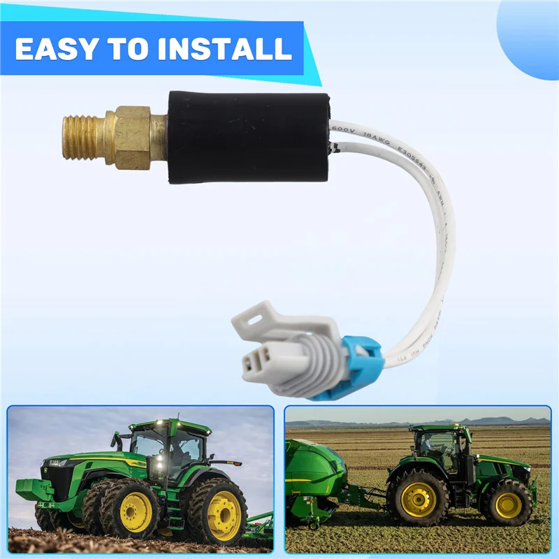 

Transmission Oil Pressure Sensor RE212870 For John Deere 7330 7520 6110M 6110R 6120M 6120R